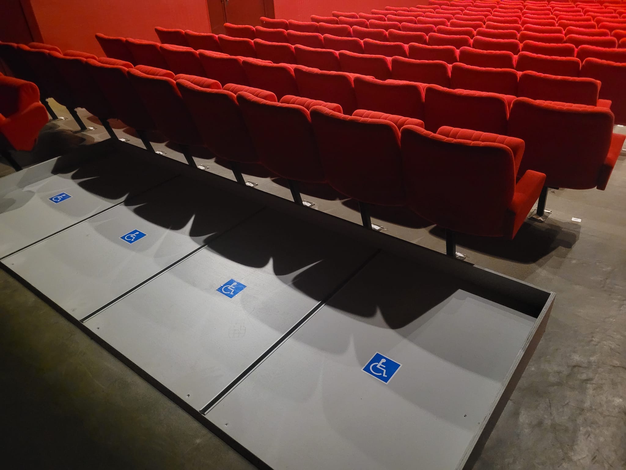 vue arriere theatre